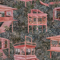 Arte Décors & Panoramiques  Palafitas Amazonia 97580 Watermelon