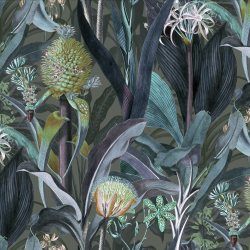 Arte Décors & Panoramiques  Blooming Pineapple 97600 Peacock