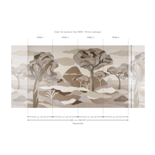 Emblème Under the Sycamore Tree 30820 Winter Landscape