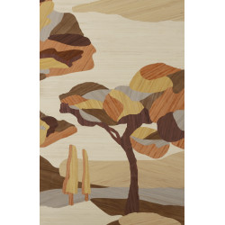 Emblème Under the Sycamore Tree 30821 Mahogany Wood