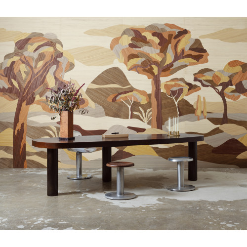 Emblème Under the Sycamore Tree 30821 Mahogany Wood