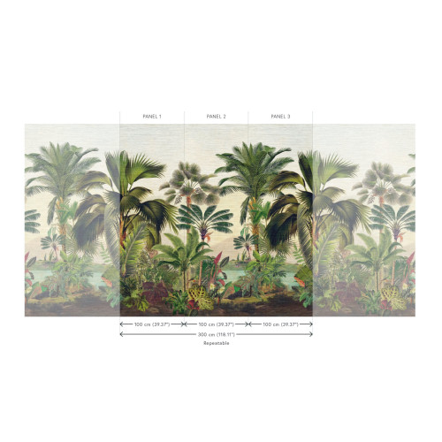 Essentials - Les Naturels Rêverie Tropicale 26770 Jungle Green