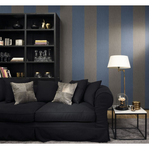 Flamant Suite II Les Rayures Grande Stripe 30028 Eléphant et Midnight Blue