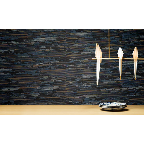 Moooi Wallcovering Tokyo Blue - Tie Tami MO3020 Sunset