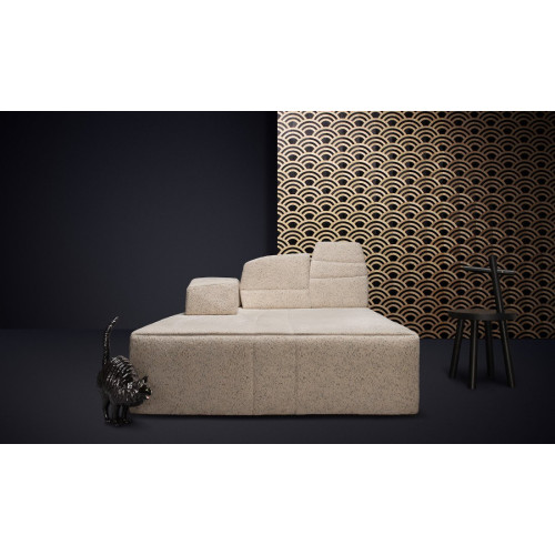 Moooi Wallcovering Tokyo Blue - Lucky O's MO3040 Birch & Black