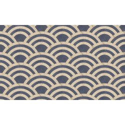 Moooi Wallcovering Tokyo Blue - Lucky O's MO3043 Birch & Blue