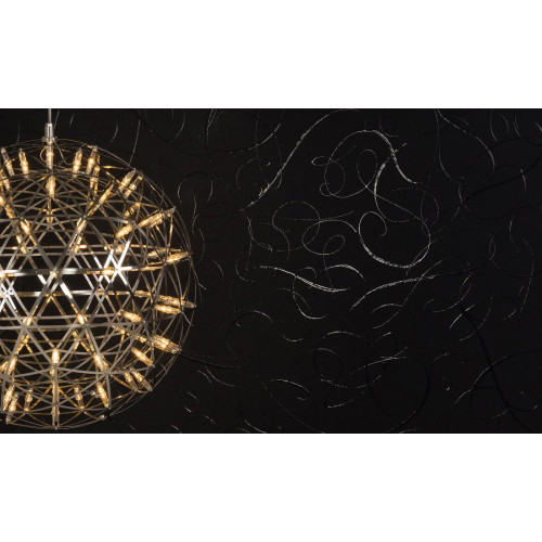 Moooi Wallcoverings Extinct Animals Calligraphy Bird MO2011 Midnight