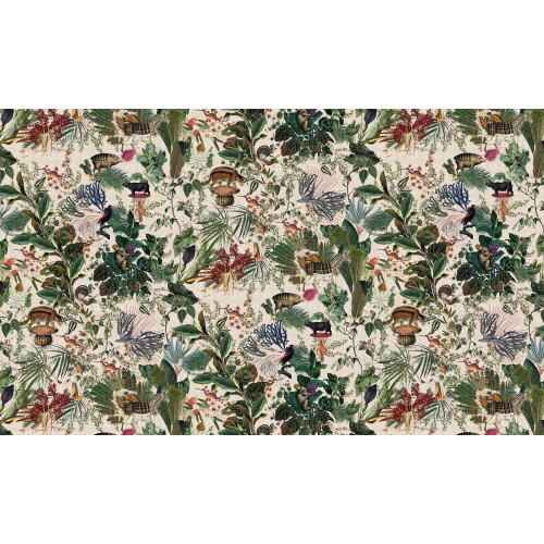 Moooi Wallcoverings Extinct Animals Menagerie of Extinct Animals MO2072 Ivory