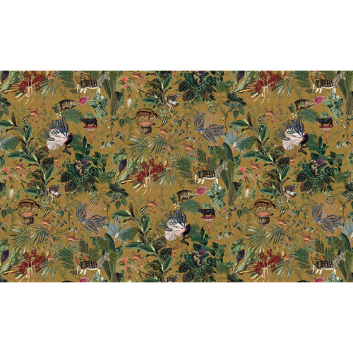 Moooi Wallcoverings Extinct Animals Menagerie of Extinct Animals MO2074 Curry