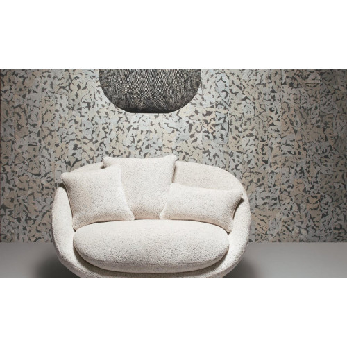 Moooi Wallcoverings Extinct Animals Armoured Boar MO2111 Black/White