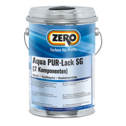 Zero Aqua PUR-Lack SG 2,5L Aangekleurd