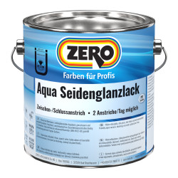 Zero Aqua Seidenglanzlack 2,5L Aangekleurd