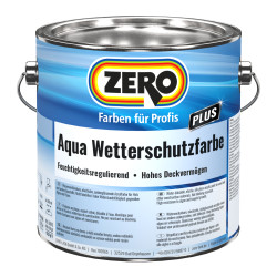 Zero Aqua Wetterschutzfarbe Plus 2,5L Aangekleurd